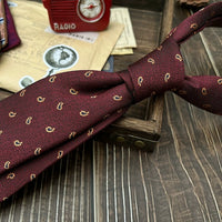 New Trendy Navy Brown Neckties For Men 7cm Formal Business Silk Neck Tie Shirt Suit Cravat Tuxedo Wedding Party Daily Wear Gifts