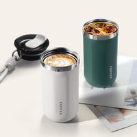 2025 New 304 Stainless Steel Insulated Water Cup Business Office Portable Cold Coffee Cup Advertising Gift Cup