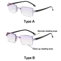 Smart Glasses with Automatic Adjustment Men Magnifying Glasses Reading Glases Women Anti-blue Light  +1.0-+4.0 Eyewear