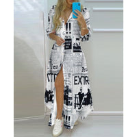 Europe and the United States spring and summer fashion sexy blouse dress dress women