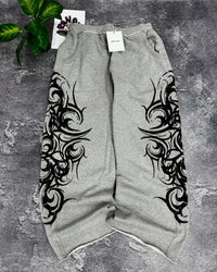 Y2K Fashion Pattern Embroidery Baggy Jeans Men and Women High Street Vintage Hip Hop Casual Couple High Quality Wide-leg Pants