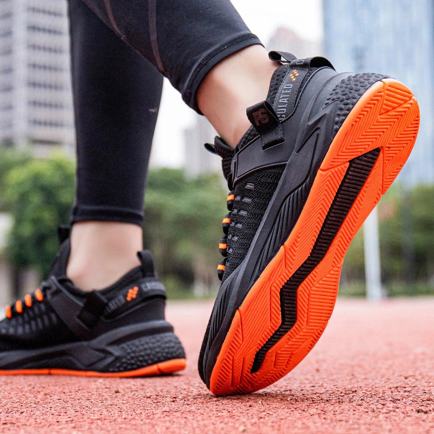 Baasploa Running Shoes Men Fashion Training Shoes Breathable Lightweight Sneakers Non-Slip Track Tennis Walking Shoes