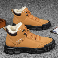Men's high top denim boots, casual sports shoes, trendy and fashionable men's boots