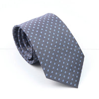 New Design Dot Wedding Men Tie Grey Blue Striped Paisley Flower Necktie Men Business Dropshipping Groom Collar Accessories Gift
