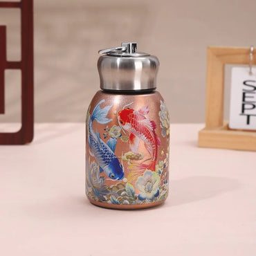 Stainless Steel Insulated Cup Home Fashion Outdoor Portable Insulated Handle Water Cup Car Simple Cup