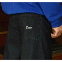 Embroidery men's jeans embroidered European and American letter decoration street style hip-hop gothic fashion pants