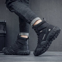 Winter Men's Hiking Shoes Lightweight Anti Slip Mens Boots Outdoor Sneakers Comfortable Climbing Hunting Trekking Camping Shoes
