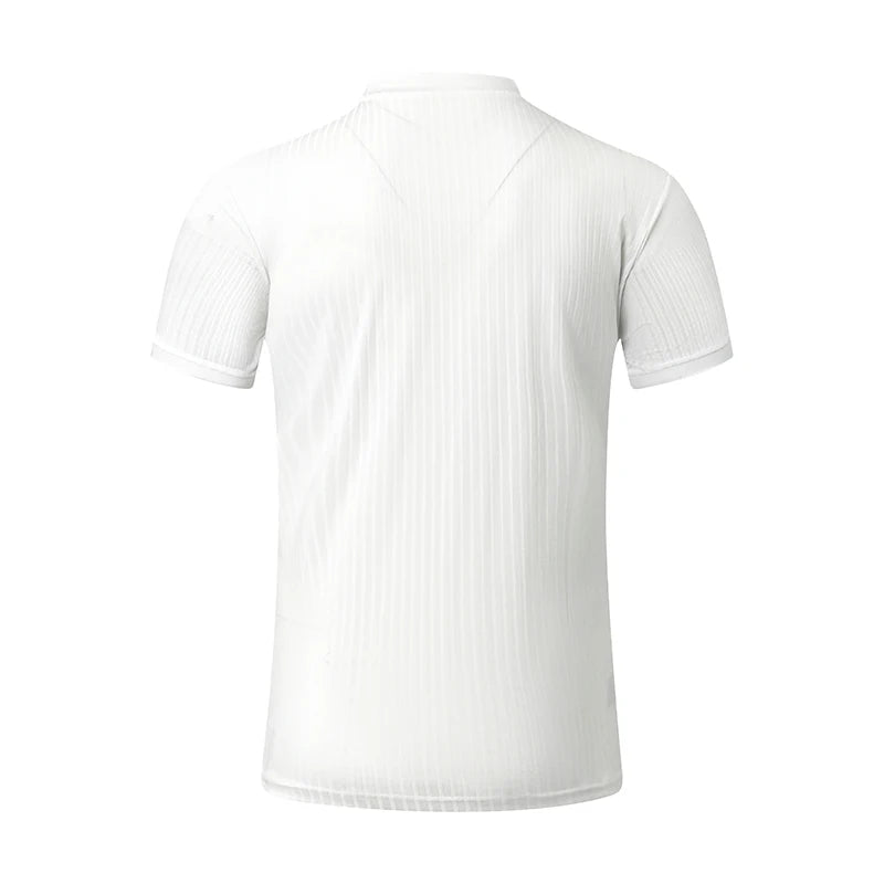 2025 Men's Summer Short Sleeve Polo Breathable Comfortable Polo Casual Solid Color Shirt Button T-Shirts Dropshipping