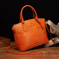 Luxury Crocodile Bag for Women High Quality PU Leather Elegant Female Handbags and Purses Shoulder Messenger Casual Tote 2022