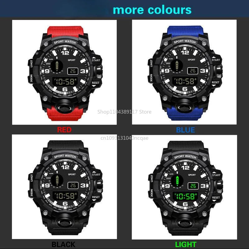 New Multifunctional Electronic Watch for Men Casual Simple Sports Mens Watches Fashionable Wristwatch Accessories
