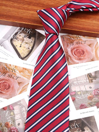 7.5/8CM Man Thin Tie Striped Necktie Men Business Formal Wedding Tie Navy Blue Black Neck Ties Fashion Shirt Necktie Accessories