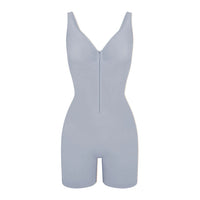 Tummy Control Zipper Bodysuit Faja Colombia High Compression Buttock Enhancer Hourglass Waist Post Surgery Recovery Shapewear