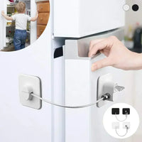 1Pcs Child Safety Lock - Multi-functional Cabinet Locks No Drill Needed for Refrigerator Lock Drawer& Closet  Window Lock Baby