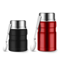 Stainless Steel Insulation Lunch Box Soup with Spoon Containers Thermo Mug Thermo Cup 500ML 750ML Vacuum Flasks Thermosbeker