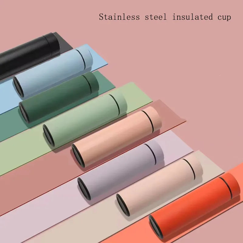 500ML Stainless Steel Thermos Cup With Strainer Leakproof Thermal Cup Home Vacuum Flasks Coffee Cup Milk Mug Long-lasting Heat