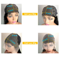 40 Inch Bone Straight Human Hair Frontal Wigs Pre Plucked Brazilian 13x6 HD Transparent Lace 200 Density Front Wigs For Women