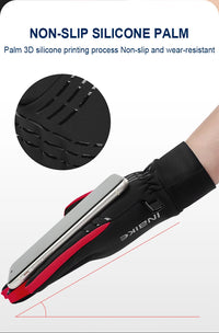 INBIKE Winter Gloves for Men Women Thermal Fleece Cycling Gloves Full Finger Touchscreen Anti-Shock Road Mountain Bicycle Gloves