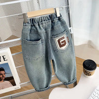 Boys Casual Jeans Children Denim Jeans Kids Trousers Toddler Girl Fall Clothes 2 3 4 5 Years Baby Harem Pants BaBy Jeans