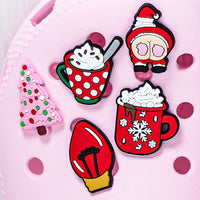 1pcs Christmas Croc Charms Accessories Sneakers Gingerbread Man Shoes