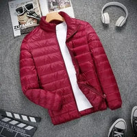 Down Jackets for Men Man Padded Coat Lightweight Puffer Padding Parkas Modern New in & Winter Sale Vintage Outerwear Models 2024