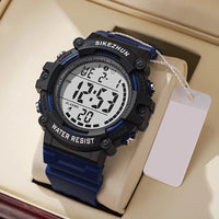 Sports Electronic Watch for Man Outdoor Sport Watch Stopwatch Waterproof Calendar Digital Clock Wristwatch for Boys Student Teen