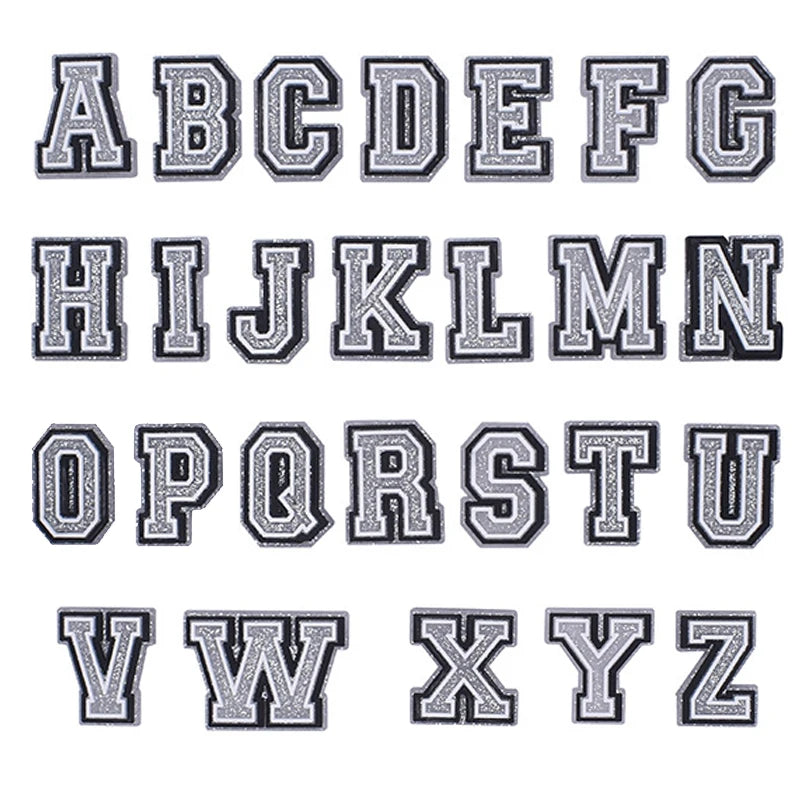 Hot Sale 1Pcs Letter Shoe Charms Decorations for Crocs Accessories Alphabet Pins Women Xmas Party Favors Gifts