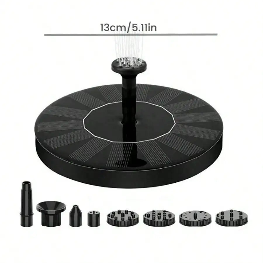 New Mini Solar Water Fountain Pool Pond Waterfall Fountain Garden Supplies Decoration Outdoor Solar Powered Fountain Bird Baths