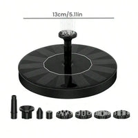 New Mini Solar Water Fountain Pool Pond Waterfall Fountain Garden Supplies Decoration Outdoor Solar Powered Fountain Bird Baths