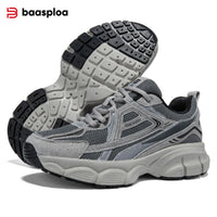 Baasploa Women Sports Shoes Outdoor Lightweight Breathable Jogging Sneakers Female Casual Mesh Anti-slip Lace Up Running Shoes