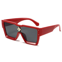 Luxury Diamond Square Fashion Sunglasses For Men And Women Glamour Designer Brand Sun Glasses Classic Unisex UV400 Shades