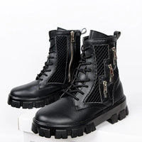 Men's High Top Trendy Outdoor Boots Casual Sports Shoes Thick Sole Comfortable Trendy Versatile Breathable Fashion Plus Size