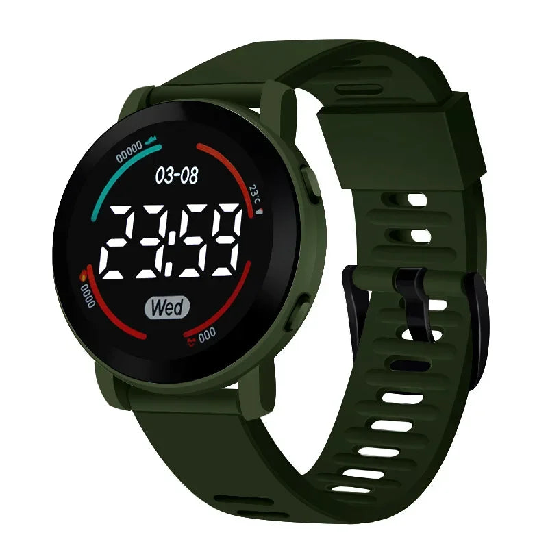 Children's Watches Fashion Digital Watches for Kids Waterproof Sport LED Electronic Wristwatch Simple Boys Girls Student Clock
