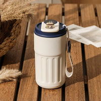Double-layer Stainless Steel Vacuum Insulated Water Cup with Intelligence Temperature Display Thermal Travel Mug Coffee Hot Cup