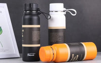 1PCS Stainless Steel Thermos with Tea Filter Double Wall Vacuum Flask Sports Outdoor Fitness Thermal Bottle Insulation Cup