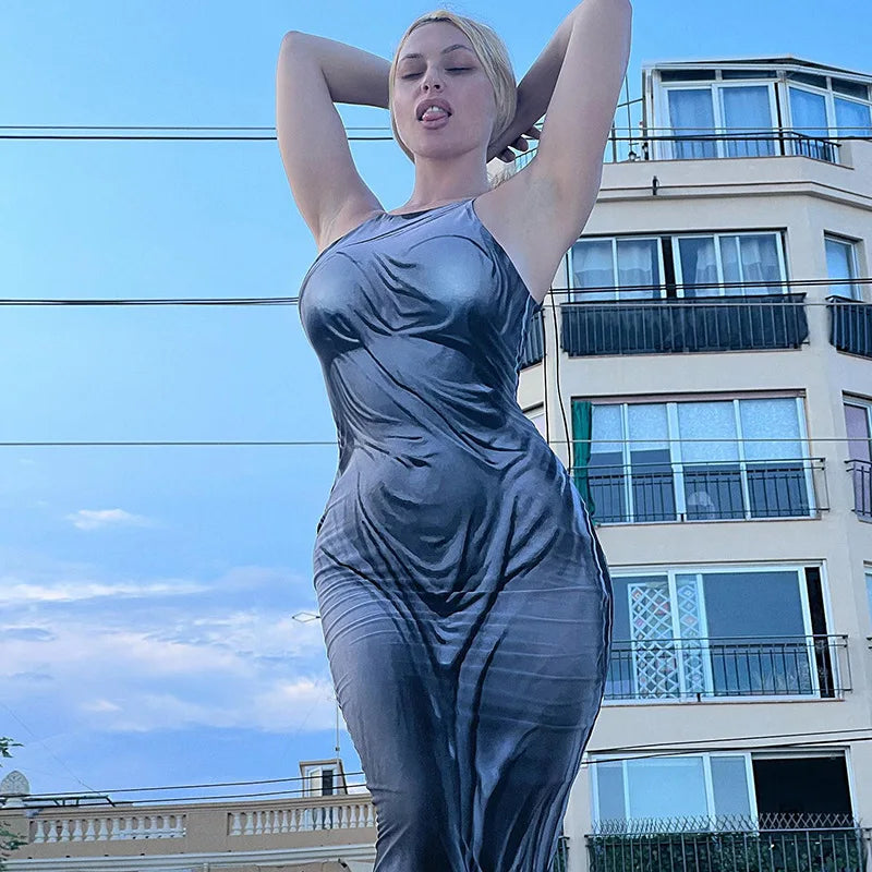 3d body print bodycon dress Body Print Dresses