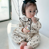 2023 Baby Jumpsuit Autumn Corduroy Romper Long Sleeve Crawler One-pieces