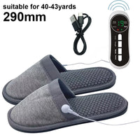 EMS Foot Massager Slippers Electric Feet Massage Shoes with Remote Control Pulse Muscle Stimulator Foot Massager to Relieve Pain