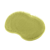 Foot & Back Scrubber Body Shower Brush Reusable Silicone Brush Foot Wash Mat Multifunction Sucker Wall Mat Foot Bathing Tool
