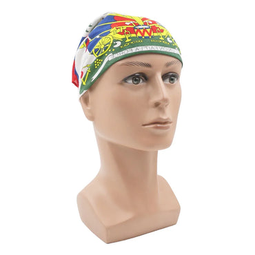 Haiti Flag Bandana 100% Cotton Women Running Dancing Headband Caribbean Countries Flag Scarf Men Hip Hop Headwrap Labor Day Gift