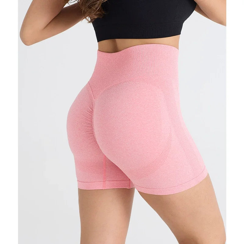 Shorts Women Seamless Gym Wear Yoga Band Sports Workout Fitness Leggings Running clothing Scrunch Butt Tights