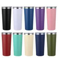 Steel Double Wall Coffee Mug 12oz 22oz Water Drinking Mug 350ml 650ml Insulated Thermos Office Car Vacuum Flask