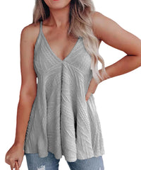 2024 Europe and the United States summer new women's V-neck casual  Tank Tops tops T-shirt