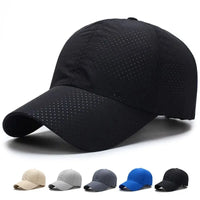 Hat Men Spring Summer Solid Color Mesh Cap Baseball Cap Women Autumn Korean Edition Sunscreen Hat Mesh Breathable Peaked Cap