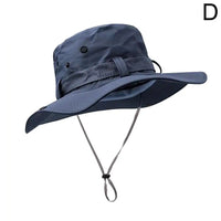 Wide Brim Sun Hat UV Protection Bucket Cap For Hiking Camping Fishing Men Women  Hiking Fishing Climbing Oversized Safari Bucket