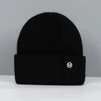 Winter Hats For Women Rabbit Fur Beanie Hat Woman Knitted Skullies Beanies Solid Wool Soft Autumn Winter Cashmere Caps Bonnet