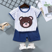 Children's Sets mother Kids Clothes Boys Girl T-shirt Shorts 2PCS Summer Cotton Short sleeve Baby Children Clothing Toddler Suit