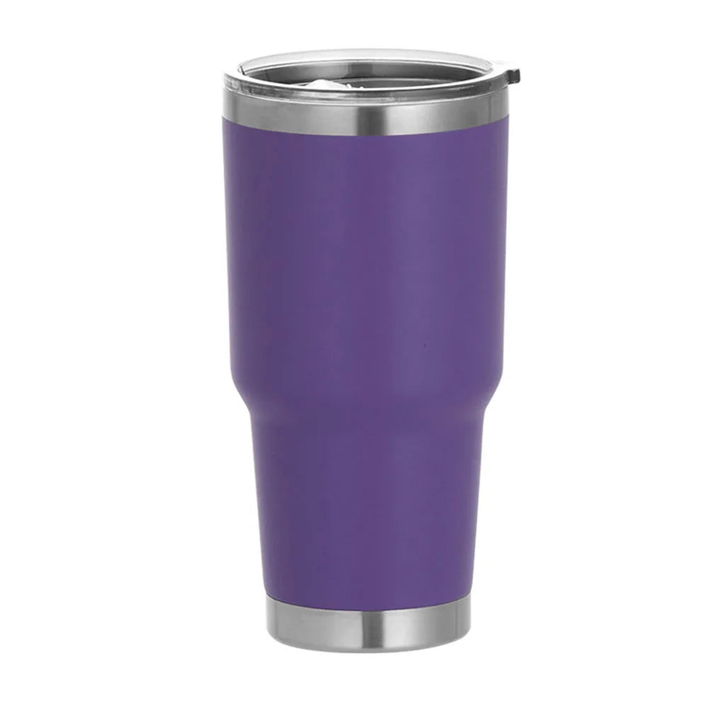Custom Logo 30 oz Insulated Stainless Steel Coffee Tumbler Travel Mug Water Cup with Leak- Proof Lid Vacuum Insulated Tumbler