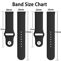 20mm/22mm Silicone band For Amazfit GTS 3/2/2e/GTS2 Mini/GTR 42mm/47mm/GTR 3/3 Pro/2/2e Sport Watch Bracelet Amazfit bip 6 strap