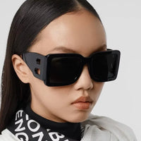 Big Square Luxurious Sunglasses Women Men Brand Designer Fashion Sun Glasses Female Male Casual Punk Mirror Oculos De Sol