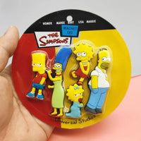 5pcs Anime The Simpsons Fridge Magnets Homer Bart PVC Refrigerator Magnet Kids Stationery Box Magnetic Sticker DIY Decor Gift